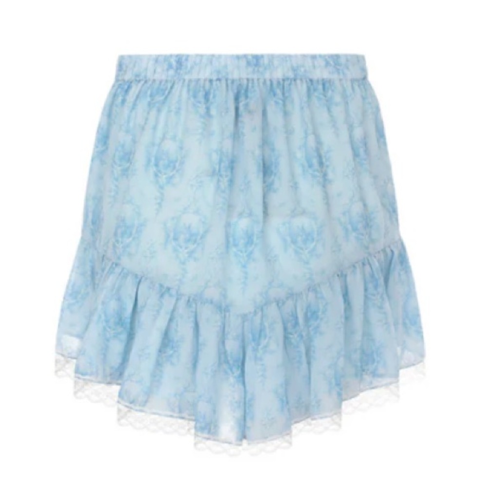 NEW Maison Amory The French Boudoir Skirt Blue Fantasy Women’s Medium Babydoll